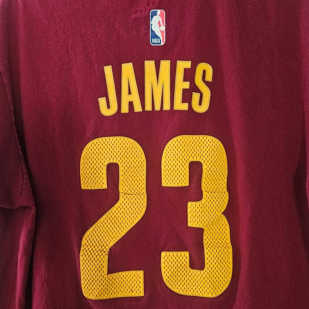 NBA Maroon and Yellow Player Tee - Picture 7 of 7